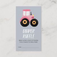 Chá de Bebê de Meninas Diaper Raffle