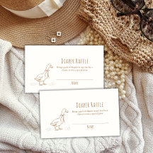 Chá de Bebê Elegante Boho Silly Goose Sorteio de F