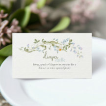 Chá de Bebê em Aquarela de Flores Silvestres - Rif