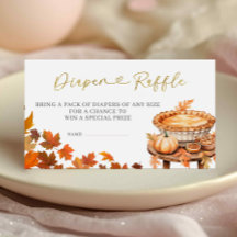Chá de Bebê Fall Cutie Pie Sorteio de Fraldas