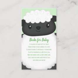 Cartão De Informações Chá de Bebê Fazenda de Ovelhas