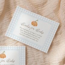 Chá de Bebê Little Pumpkin Blue Boys