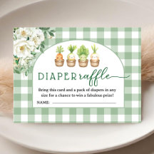 Chá de Bebê Little Sprout Sorteio de Fraldas
