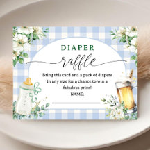Chá de Bebê Menino Festa de Diapers Cerveja