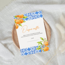 Chá de Bebê Sorteio de Fraldas Little Cutie Citrus