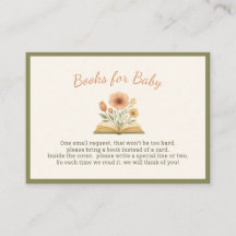 Chá de Bebê Temático de Livros - Floral Aquarela 