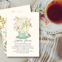 Chá de exibição de charming Floral Tea