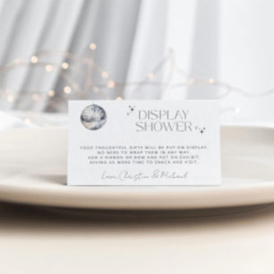 Cartão De Informações Chá de Exibição de Terceiros Retroativo