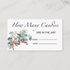 Cartão De Informações Chá de fraldas Adivinha Quantas Canções