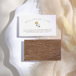 Cartão De Informações Chá de fraldas da Parada de Banda dos Animais da F