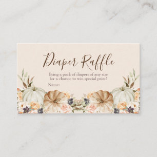 Cartão De Informações Chá de fraldas de abóbora de laranja queimada - Fr