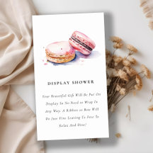 Chá de fraldas de Chá da Bakery das Macarons Franc