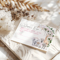 Chá de fraldas de Fralda de Flor Tropical Safari A