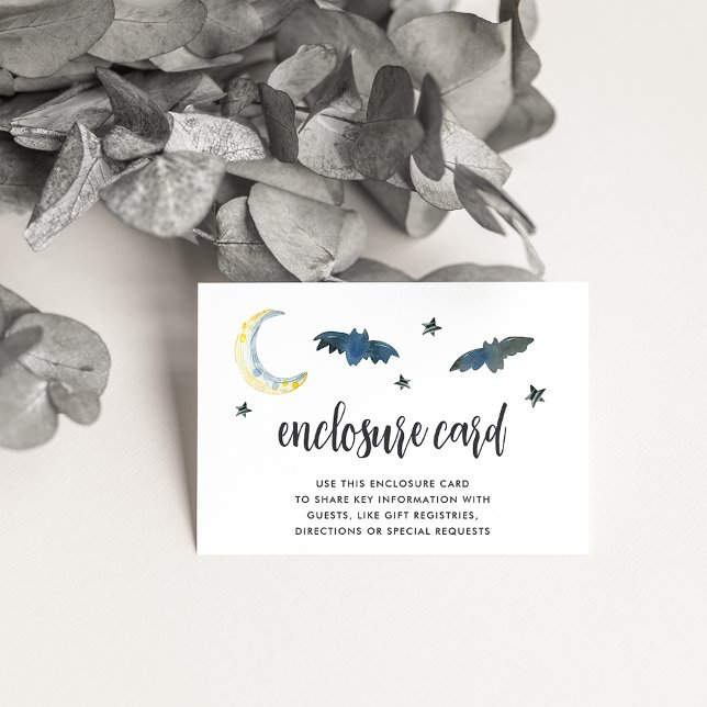 Cartão De Informações Chá de fraldas de Halloween (Criador carregado)