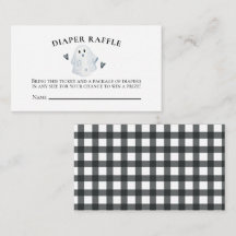 Chá de fraldas de Halloween Pequena Fralda de Boo 