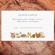 Chá de fraldas de Madeira Fralda de Aquarela Raffl