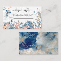 Chá de fraldas de Raffle submarino entalado