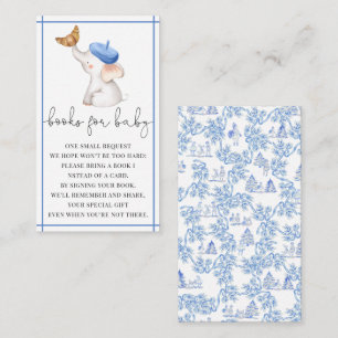 Cartão De Informações Chá de fraldas De Rapariga Rosa Toile Para Bebê