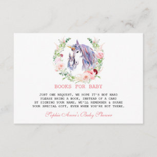 Cartão De Informações Chá de fraldas de Sangue das Flores de Jardim