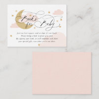 Chá de fraldas de Solicitação de Livro Cor-de-Lua 