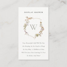 Chá de fraldas do Chá de Exibição de Crest de Flor