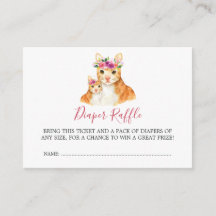 Chá de fraldas Mãe E Bebê Fralda Raffle