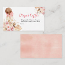 Chá de fraldas sorvete Fralda Raffle