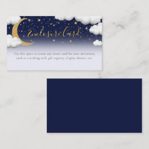 Cartão De Informações Chá de fraldas Twinkle Twinkle Pequena Estrela