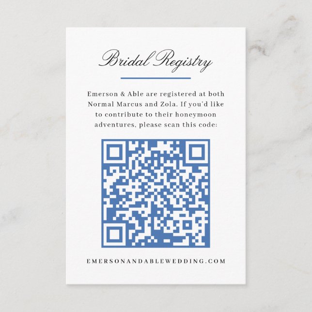 Cartão De Informações Chá de Noiva Fresco de Limão Mediterrâneo (Frente)