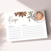 Chá de panela de café - O amor está gerando receit