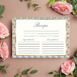 Cartão De Informações Chá de panela de Receita do Fio do Love Shack