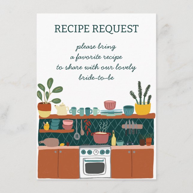 CARTÃO DE INFORMAÇÕES CHÁ DE PANELA DE SOLICITAÇÃO DE RECEITAS PERSONALI (Frente)