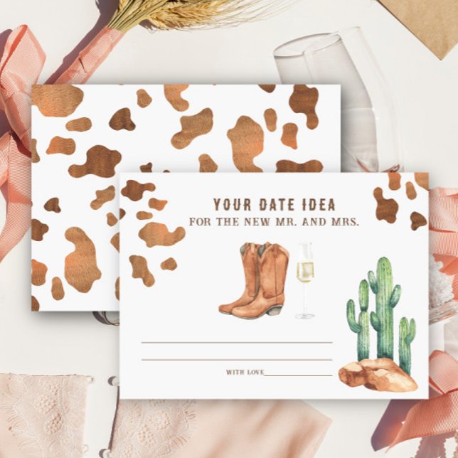 Cartão De Informações Chá de panela Ocidental Ideias noturnas Data jar (Criador carregado)