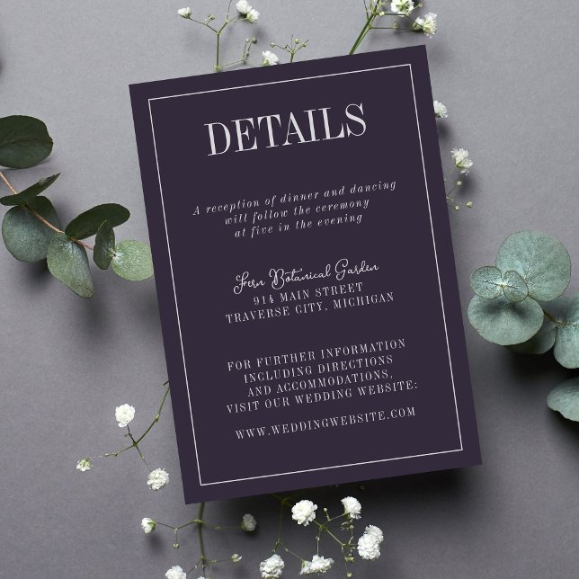 Cartão De Informações Charlotte | Cores Curadas | Detalhes (Criador carregado)