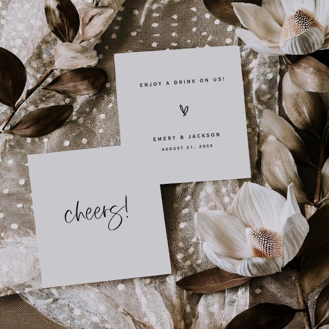 Cartão De Informações CHEERS Beber Ticket Drink Token Card Reception Bar (Criador carregado)