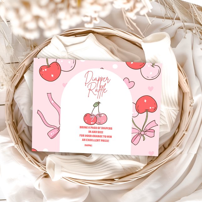 Cartão De Informações Cherry no topo da Diapper Raffle (Criador carregado)