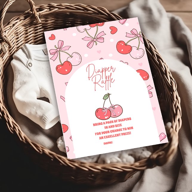 Cartão De Informações Cherry no topo da Diapper Raffle (Criador carregado)