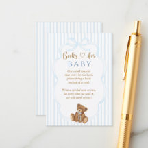 Chuva Azul Aguarda Baby Shower Elegante Listra