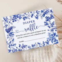 Chuva de Azul Baby Shower Enclosure Fraldas