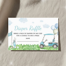 Chuva de Fraldas para Baby Shower Golf A Little Pu