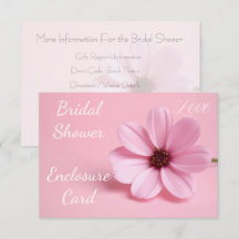 Chuva de Noiva Floral Cosmos Rosa Corado Script