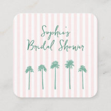 Chuva de Noiva Preppy Palm Springs QR Code RSVP