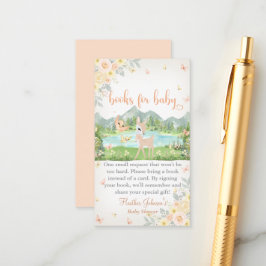 Cartão De Informações Chuva de Pétalas de Primavera e Borboletas Festa d