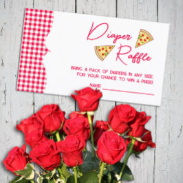 Cartão De Informações Ciao Baby Italian Baby Shower Diaper Raffle