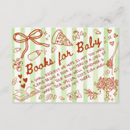 Cartão De Informações Ciao Bambino Green - Books for Baby 