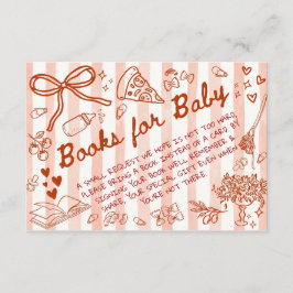 Cartão De Informações Ciao Bambino Red - Books for Baby