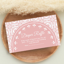 Cartão De Informações Cielito Lindo Papel Picado Shower Diaper Raffle