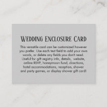 Cinza Pálida de Casamento Personalizado do FAY Sim