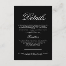 Clássico, preto e branco, com legância caligráfica