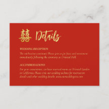 Clássico simples casamento chinês dupla felicidade